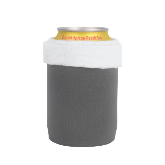 Grey Christmas Stubby Coolers